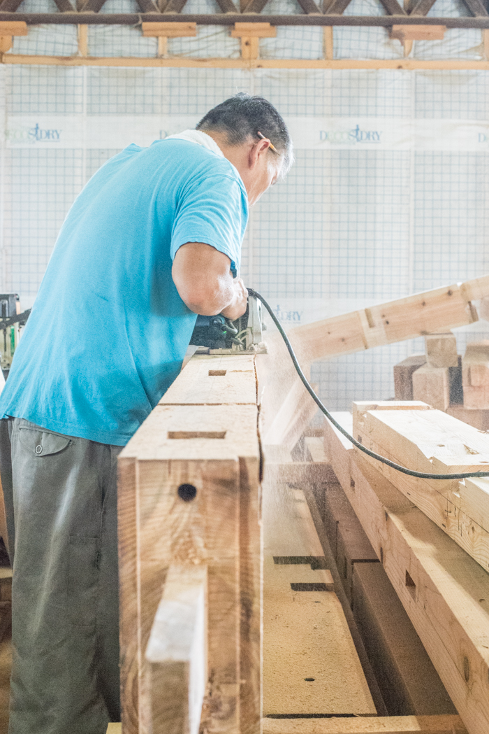 作業場切り込み 16